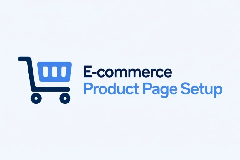 E-commerce Product Page Setup
